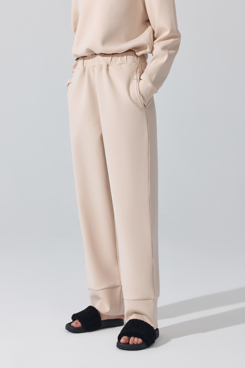 Women's Drawstring Straight-Leg Casual Pants