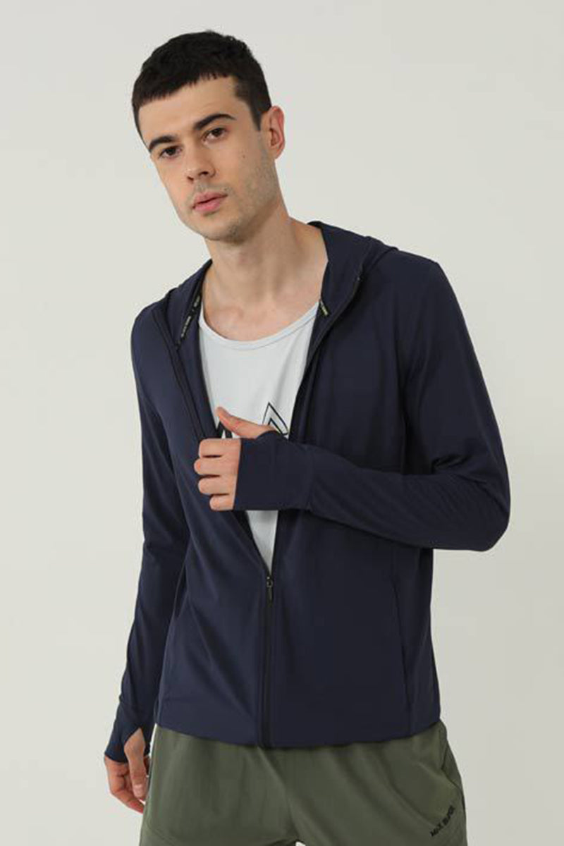 Men Slim-Fit Quick-Dry Training Running Jacket