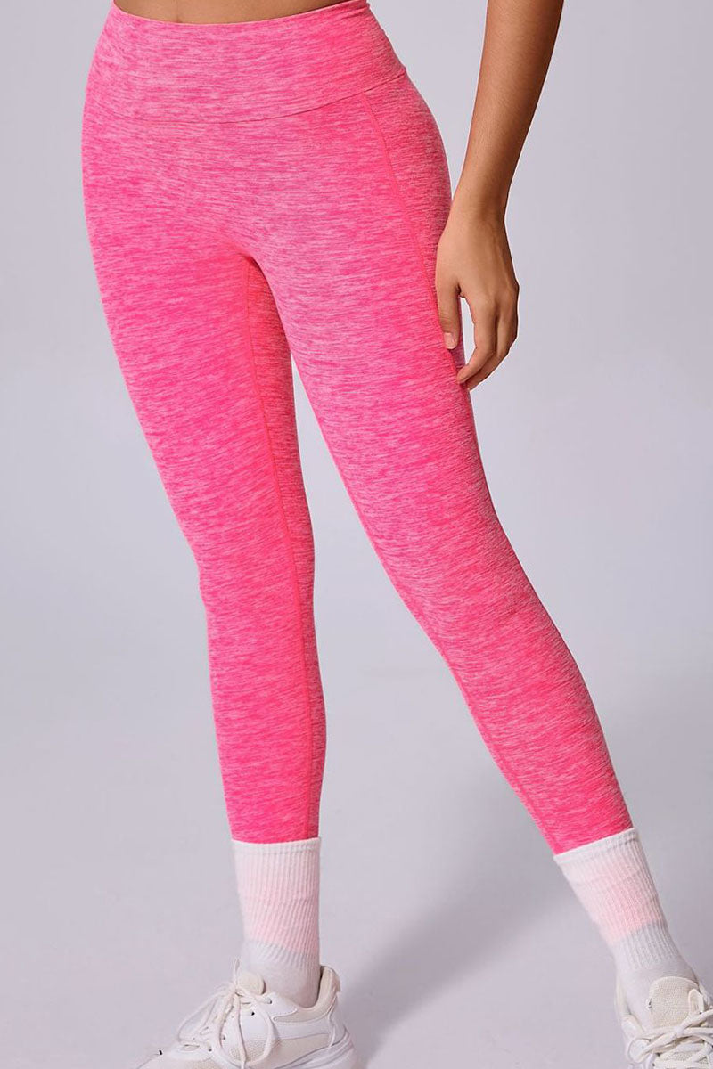 Women Quick Dry Sharpened Tight High Waisted Tummy Tucking Hip Lifting No Embarrassing Lines Outer Wear Yoga Exercise Fitness Pants