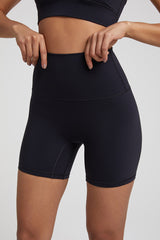 High-Waisted, High-Stretch Athletic Shorts