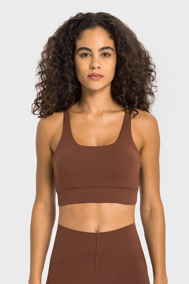 Women's V-Back Anti-Shock Sports Bra