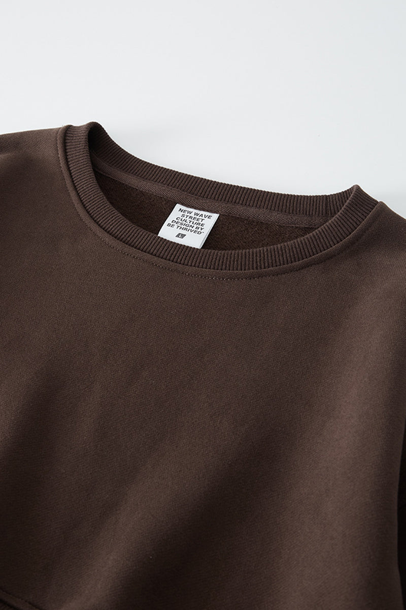 Women's crop top cropped crewneck sweatshirt