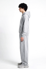 Men's Fall Set:Heavyweight Hoodie And Curved Sweatpants