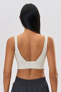 Women Lift Side-Support 4-Row Hook Shockproof Anti-Sag Yoga Sports Bra