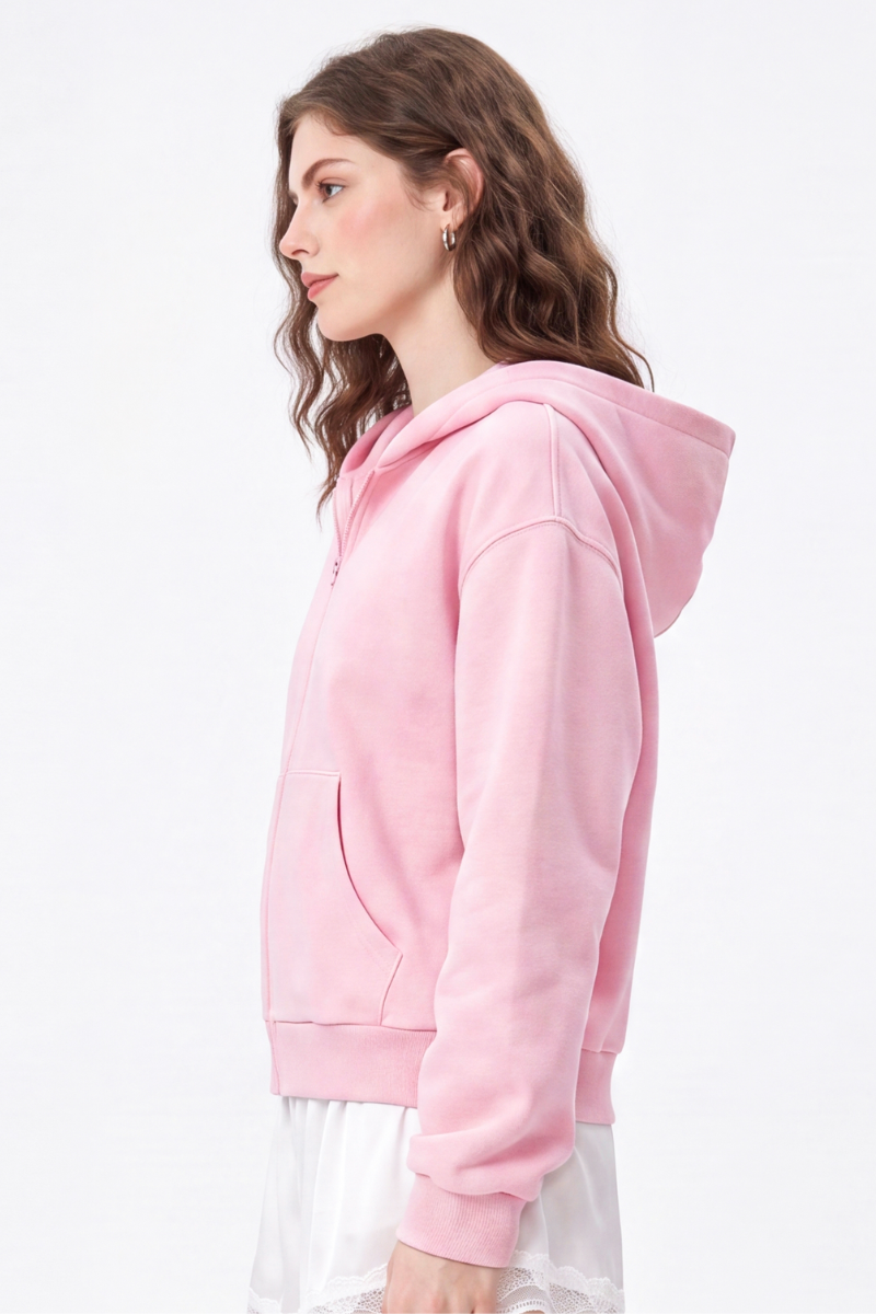 Women's Fall Washed Vintage Boxy  Comfort Color Hooded Jacket