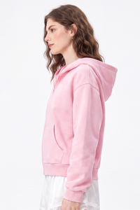 Women's Fall Washed Vintage Boxy  Comfort Color Hooded Jacket