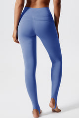 Women Eco-Friendly Fabric Foot-Stepping Model Buttocks Lifting And Shaping Yoga Fitness Running Exercise Leggings