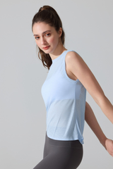 Women’s Semi-Sheer Breathable Quick-Dry Sports Tank Top