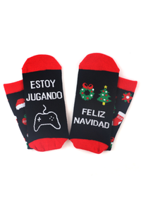 Unisex Christmas Fun Jacquard Crew Socks
