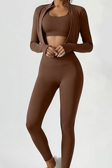 Women’s sports three-piece set.