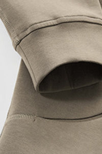 Women Hooded Semi-Zip Thermal Self-Heating Comfortable Casual Sweatshirt