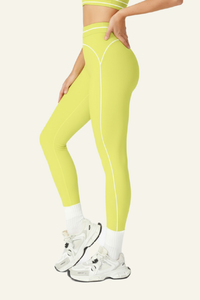 Stripes adorn tight-fitting sport pants.