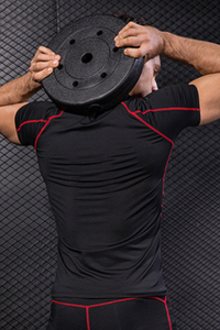 Men's Quick‑Dry Compression Workout Short Sleeve T‑Shirt