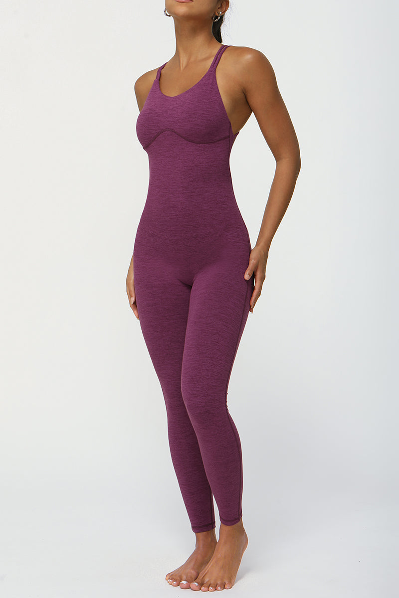 Women'S Sports Cross-Back Jumpsuit