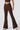 Women's Athletic Twist Front High-Stretch Yoga Flared Pants