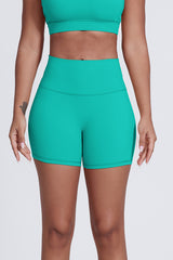 Women'S Fitness Yoga Lines Hip Tight Shorts