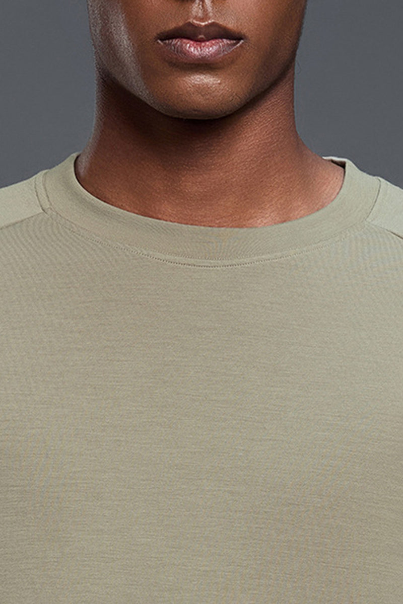 Men Drop Shoulder Loose Fit Comfortable Long Sleeves