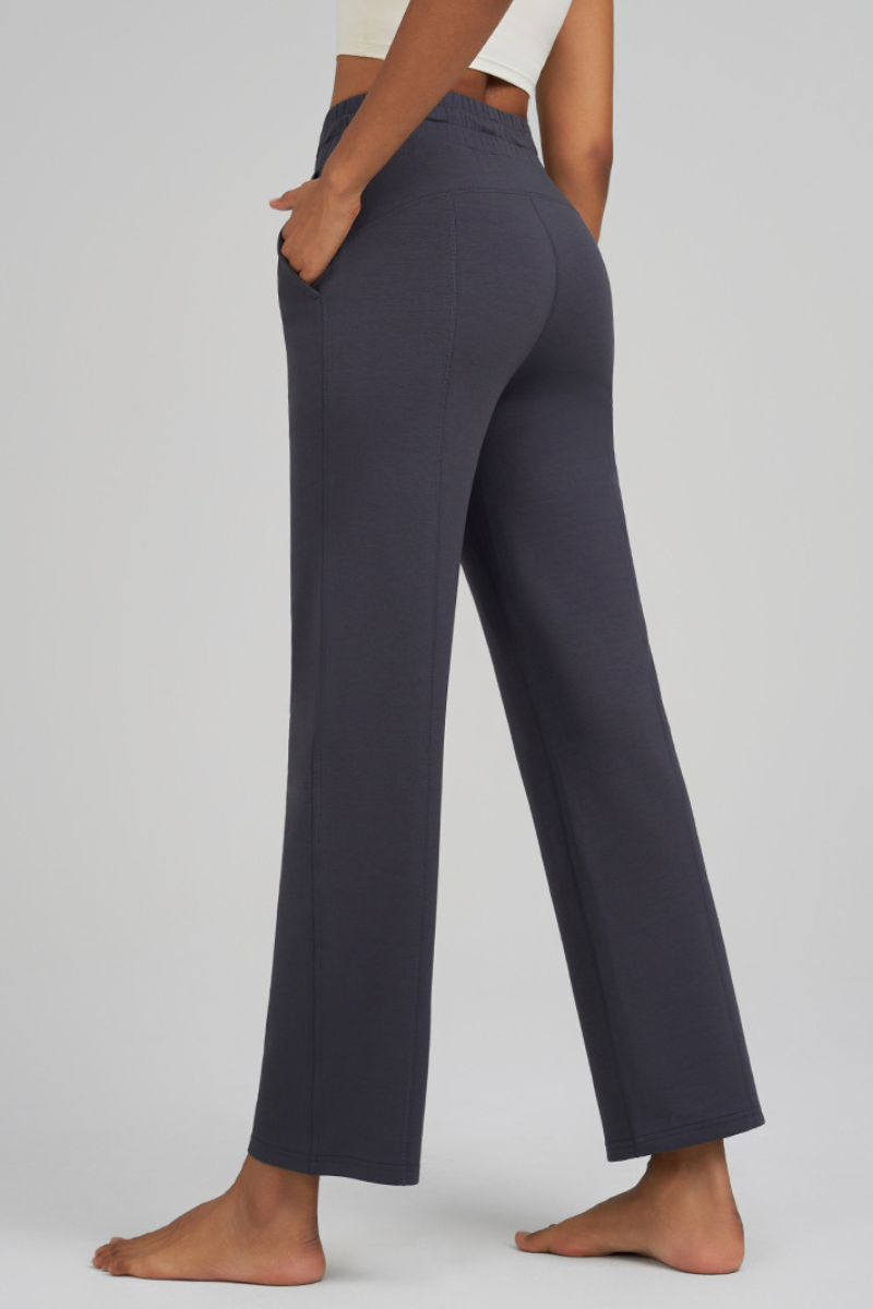 Straight-leg athletic pants