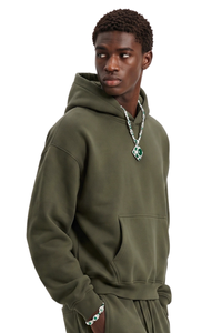 Men's Fall Front Pocket Fleece Heavyweight Hoodie