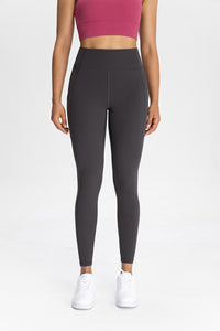 Women Pocket High-Waisted Naked Feel Quick-Dry Yoga Leggings