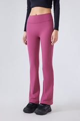 Women Fleece Yoga Flare Pants