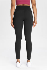 Women Pocket High-Waisted Naked Feel Quick-Dry Yoga Leggings