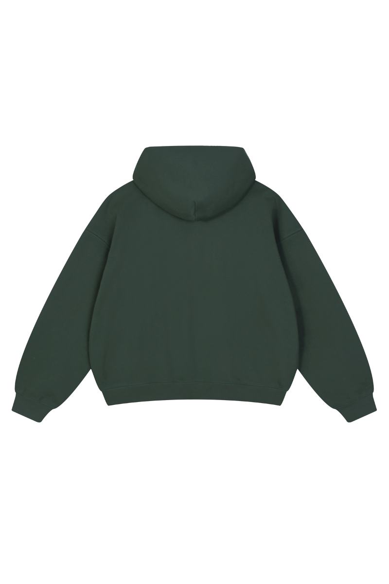 Unisex Fall Fleece Drop Shoulder Pullover Hooded Sweatshirts