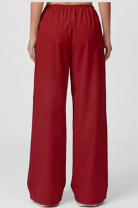 Women's Sports Solid Lightweight Wide-leg Pants