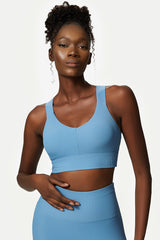 Women's Wide Strap I-Back Sports Bra