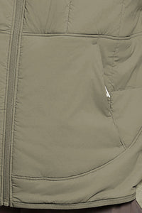 Men Lightweight Windproof Quilted Stand Collar Vest Jacket