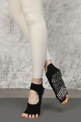 Women's Solid Color Pilates Yoga Grip Five-Toe Socks