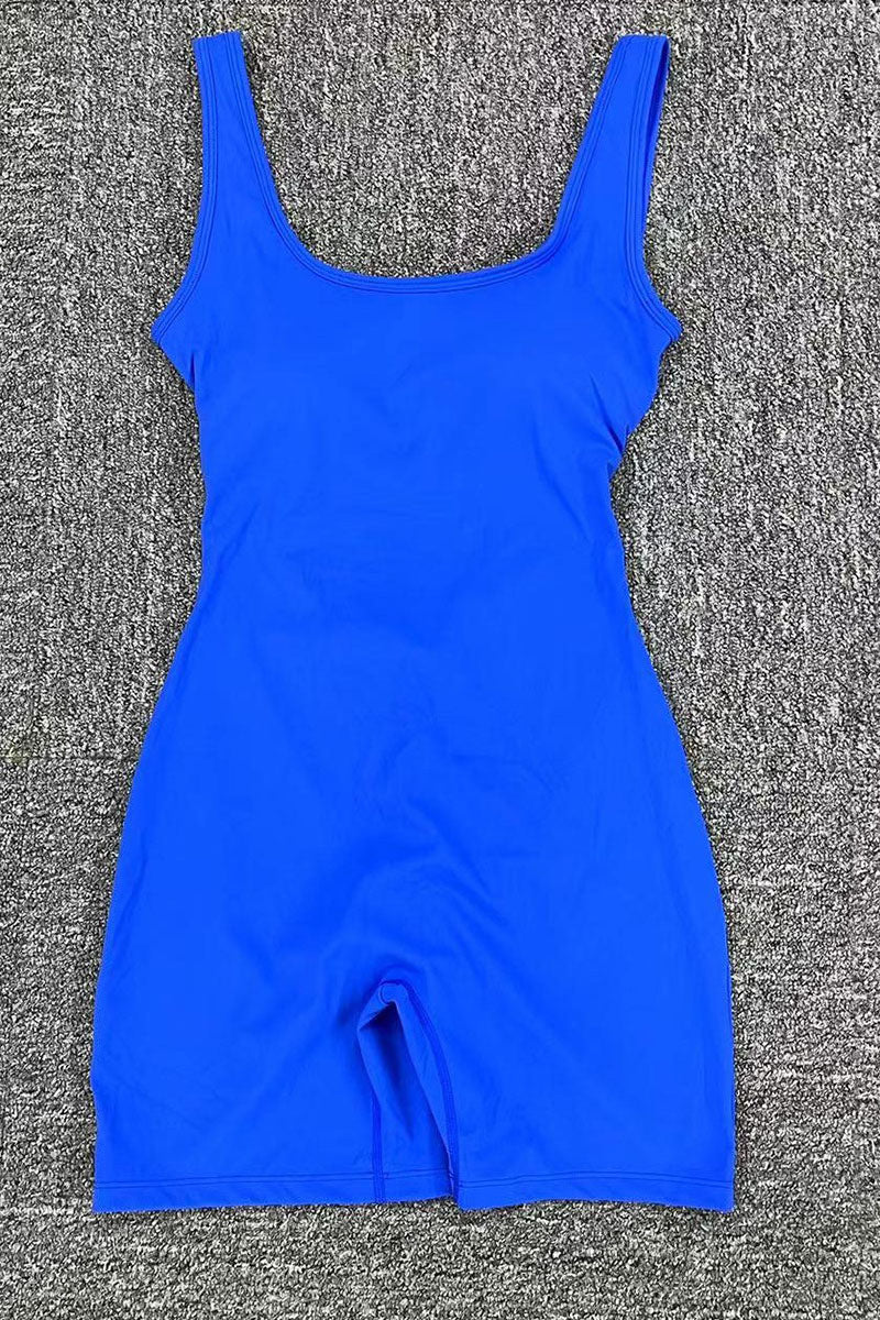 Women Nude Feeling Quick Drying Body Tightening Beauty Back V Back Waist One Piece Running Fitness Exercise Yoga Bodysuit
