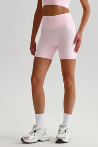 Women High Waisted Butt Lifting Seamless Naked Sensation Yoga Shorts