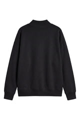 Women's Fall Fleece Relaxed Mock Neck Sweatshirt