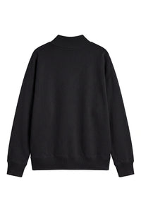 Women's Fall Fleece Relaxed Mock Neck Sweatshirt