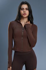 Women Slim-Fit Wind-Resistant Quick-Dry Sports Jacket