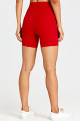 Solid Side Pocket Sports Shorts