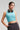 Women Fixed-Cup Quick-Dry Ribbed Workout Sports Bra