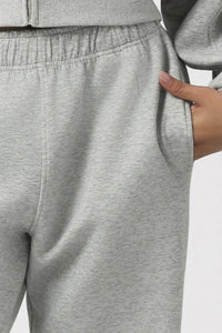 Women Hi-Waist Cuffed Sport Sweatpants