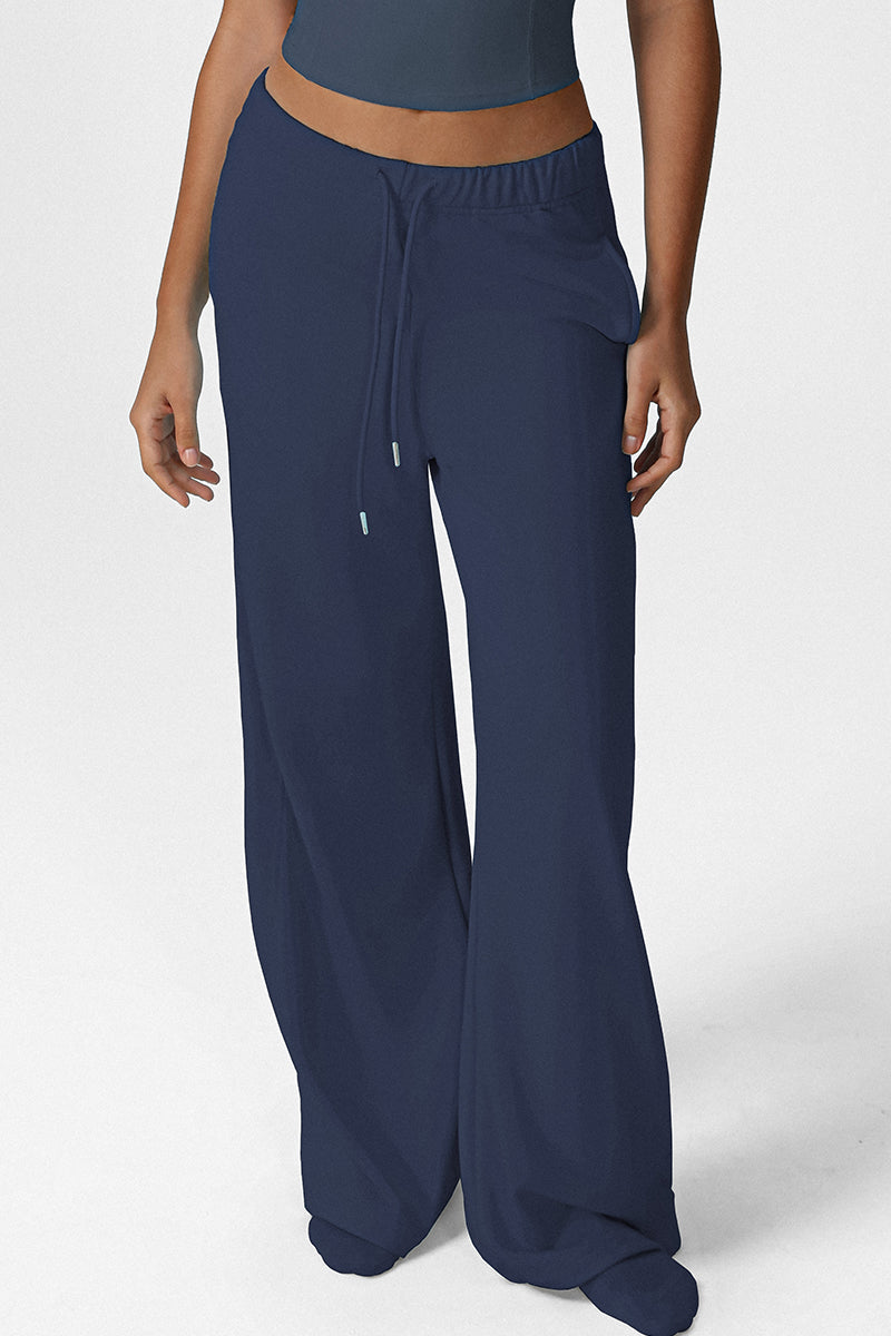 Women Loose Fit Straight Leg Casual Sport Sweatpants Yoga Dance Wide-Leg Workout Pants
