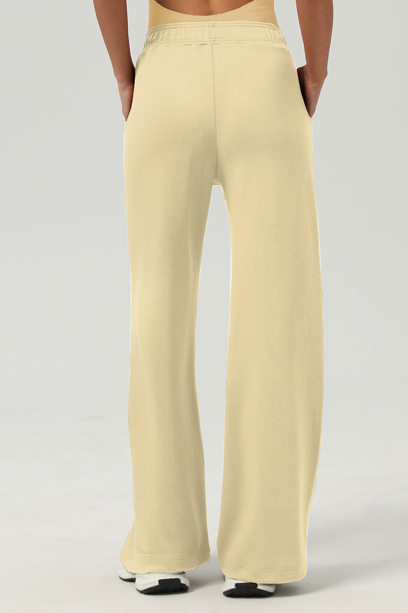 Women Loose Straight Leg Yoga Dance Training Sweatpants