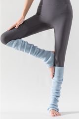 Women's solid-color chunky socks for exercise and yoga