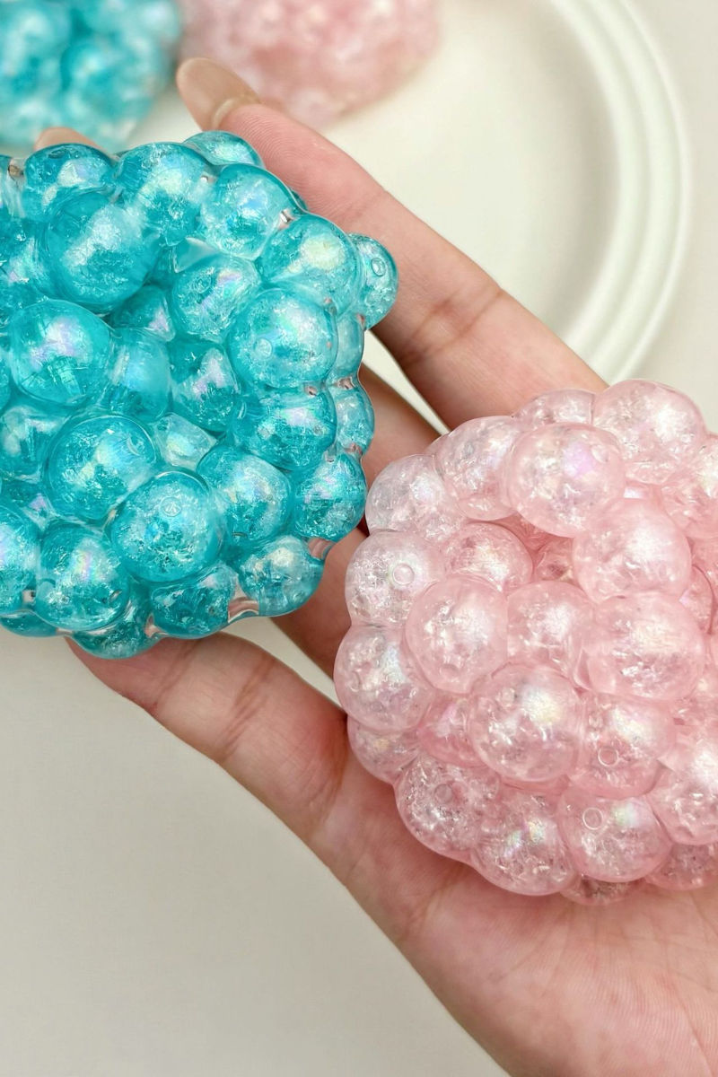 Moldable Pearl Pop Beads Squishy Handmade Ball for Stress Relief