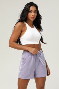 Women Fashion Drawstring Outdoor Running Shorts