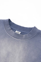 Gradient fleece loose-fitting crewneck sweatshirt