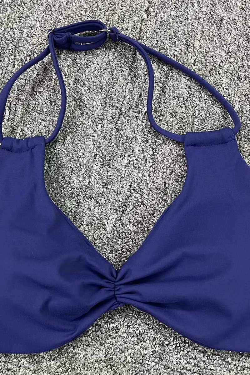 Women Double Adjustable Clasp Hanging Neck Beauty Back Fastening Quick Drying Sports Fitness Yoga Bra