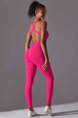 Seamless Women'S I-Back Yoga Sport Jumpsuit