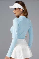 Women's Athletic Finger Cuffs Stand Collar Cropped Jacket