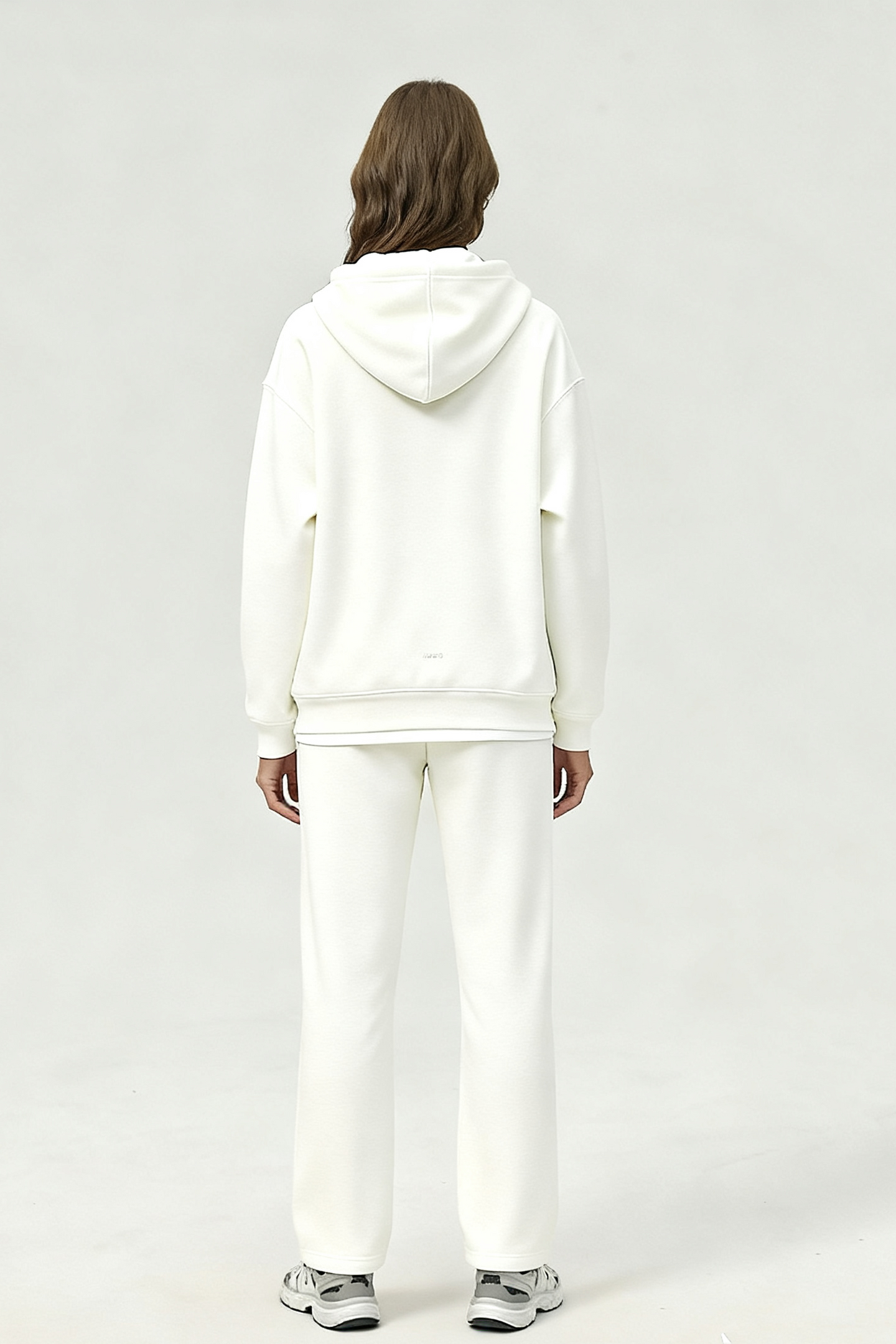 Unisex Heavyweight Fleece Dual-Zip Retro Hoodie