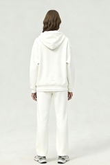 Unisex Heavyweight Fleece Dual-Zip Retro Hoodie